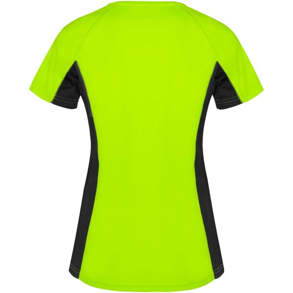 Shanghai sportshirt met korte mouwen voor dames - Fluor groen/Zwart - roly-S Shanghai sportshirt met korte mouwen voor dames - Fluor groen/Zwart - roly-S