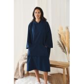 Badstof poncho Black One Size
