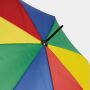 Automatisch te openen paraplu DISCO blauw, geel, groen, rood