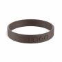 Gepersonaliseerde siliconen polsbandjes (12 mm breed)