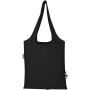 Madras Blend 140 g/m² GRS-gecertificeerde, gerecyclede, opvouwbare katoenen draagtas, 7 liter - Zwart Madras Blend 140 g/m² GRS-gecertificeerde, gerecyclede, opvouwbare katoenen draagtas, 7 liter - Zwart