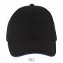 LONG BEACH - LONG BEACH VIJFPANELENPET - M - Black/Royal LONG BEACH - LONG BEACH VIJFPANELENPET - M - Black/Royal