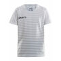 Pro Control Stripe Jersey Jr Whi/Sil 122