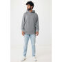 IQONIQ Yengo recycled katoen hoodie met steekzakken, light heather anthracite (L)