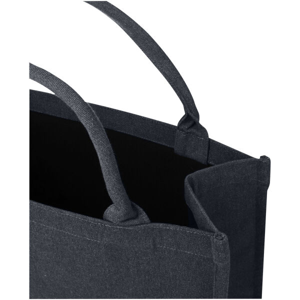 Page 500 g/m² Aware™ recycled book tote bag - Denim