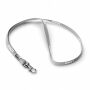 Polyester tubulaire keycord met metalen klem