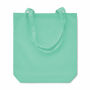 RASSA COLOURED - Stevige canvas boodschappentas - Mintgroen