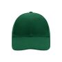 6 Panel Cap Laminated dark green one size