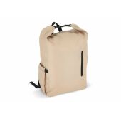 R-PET 600D Rolltop gesp rugzak 20L - Ecru