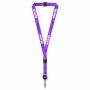 Afneembare polyester sublimatie badge‑reel keycord