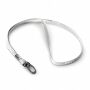 Polyester tubulaire keycord met metalen klem