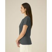 Stella Expresser 2.0 - Dagelijks fitted T-overhemd met een vrouwelijk cut - Anthracite (S)