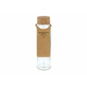 Gerecycled glazen fles met kurken dop 500ml