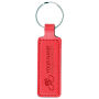 Sleutelhanger P02052, Kunstleder, Rood