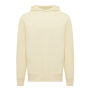 IQONIQ Yengo recycled katoen hoodie met steekzakken, cream yellow (L)