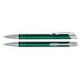 Aluminium balpen Tours Groen - Blauwe inkt