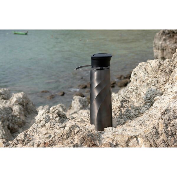 BrandCharger Vortex Athletica drinkfles gun metal BrandCharger Vortex Athletica drinkfles gun metal