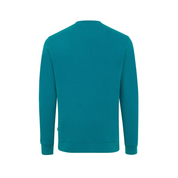Iqoniq Zion gerecycled katoen sweater, verdigris (M)