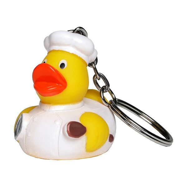 Mini duck keychain cook