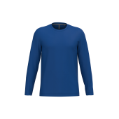 T-shirt ronde hals lange mouwen Royal Blue S