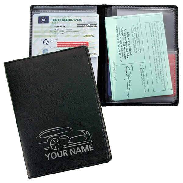 Kentekencardetui Skai (pocketsize) met 2 creditcardhouders