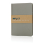 Impact hardcover steenpapier notitieboek A5, grijs