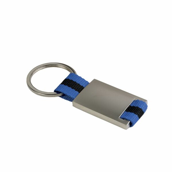Metalen sleutelhanger Tondoe | Nylon | 8,7×3,5×5cm | In geschenkdoos | Blauw-Zwart Metalen sleutelhanger Tondoe | Nylon | 8,7×3,5×5cm | In geschenkdoos | Blauw-Zwart