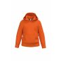 Kinder sweater met capuchon orange 10-12 Y (140-152) Kinder sweater met capuchon orange 10-12 Y (140-152)