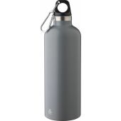 Gerecyclede roestvrijstalen dubbelwandige fles (500 ml) Lysandra grijs