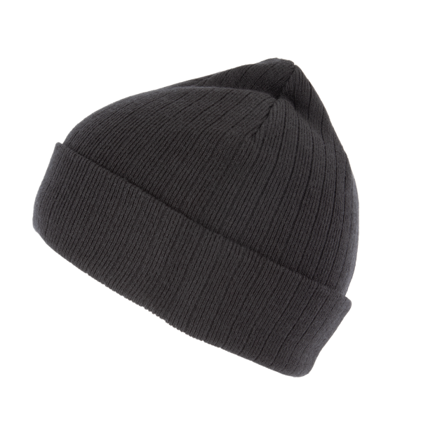 Gebreide muts - K-up Gold Label Black One Size Gebreide muts - K-up Gold Label Black One Size