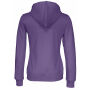 Cottover Gots Full Zip Hood Lady purple XS Cottover Gots Full Zip Hood Lady purple XS