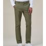 Miami Slim Fit Chino Trousers, Olive Green, 36/L, Brook Taverner
