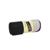 Bonded Fleece Blanket black/silver
