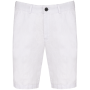 Linnen bermuda heren White 36 FR