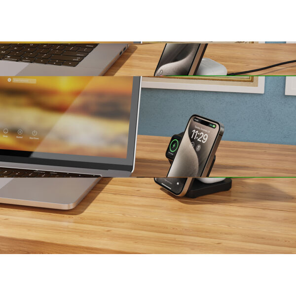 Urban Vitamin Arcadia RCS rplastic 15W 3-in-1 magn. oplader, zwart Urban Vitamin Arcadia RCS rplastic 15W 3-in-1 magn. oplader, zwart