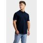 L&S Polo Fit SS 296c Dark Navy-M