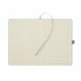 CORDI NOTE - A5 RPET corduroy notitieboek - Babyblauw