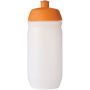 HydroFlex™ Clear knijpfles van 500 ml - Oranje/Frosted transparant