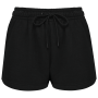 Ecologische damesshort van french terry Black XL