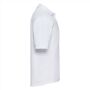 RUS Men Classic Polycotton Polo, White, 4XL