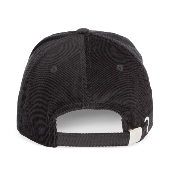 Fluwelen pet met laag profiel Black One Size Fluwelen pet met laag profiel Black One Size