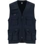 Venera 200 g/m2 werkvest met V-hals en meerdere zakken - Marineblauw - L