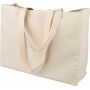 Katoen (180 g/m²) boodschappentas Novi khaki (écru)