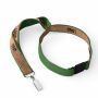 Zeefdruk lanyard van kurk en polyester