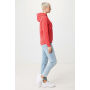 IQONIQ Jasper gerecycled katoen hoodie, luscious red (XXS)
