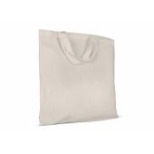 Schoudertas katoen OEKO-TEX® 140g/m² 38x42cm korte handgreep - Ecru