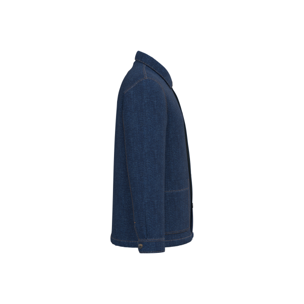 Ecologische uniseks jeansjas met afhangende schouders Denim XS Ecologische uniseks jeansjas met afhangende schouders Denim XS