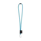 75091. SET Lanyard NAUTIC Lang (Ø 7 mm) met 55 mm D-vormige karabijnhaak en Ø 7 mm veiligheidssluiting