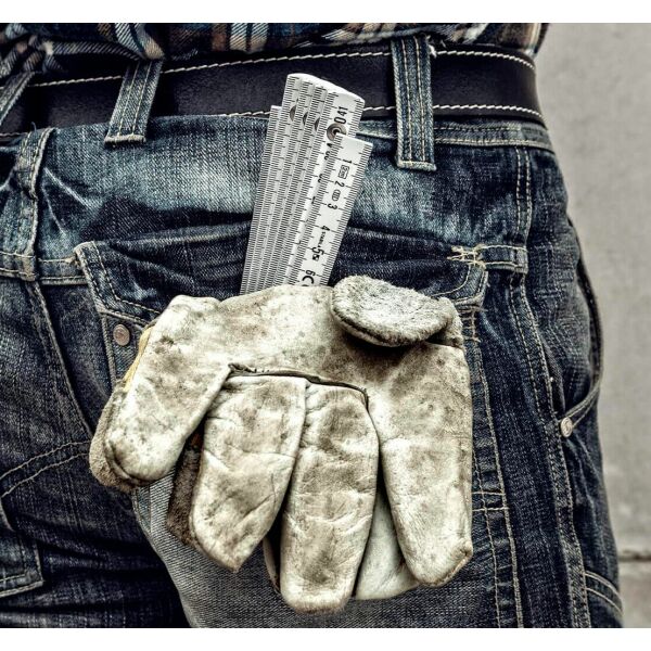 ABS Stabila duimstok Gloria 1100 Serie wit ABS Stabila duimstok Gloria 1100 Serie wit