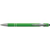 Recyclede aluminium balpen Primo lime